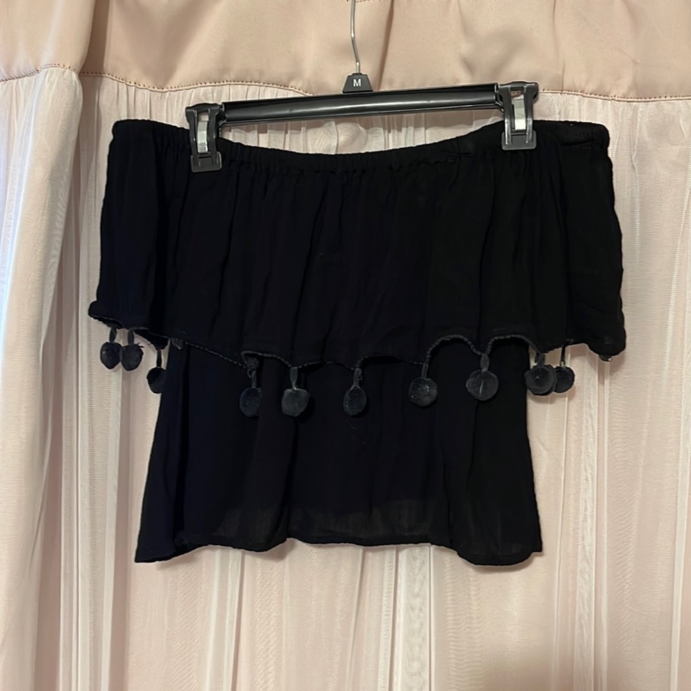 Off the shoulder crop top